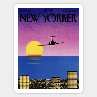 Hiroshi Nagai - City At Night Sticker